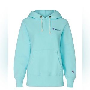 Champion Blue Hooded Sweatshirt (S)